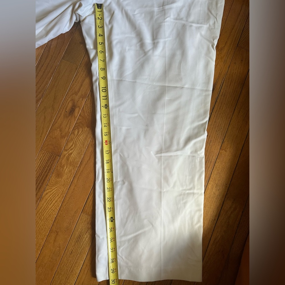 Jones N.Y. Collection Woman Stretch White Dress Pants Lined Summer Trousers 22W - Picture 11 of 15